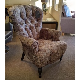  SHOWROOM CLEARANCE ITEM - Parker Knoll Edward Chair in Maroc Sage C Fabric